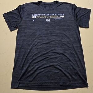 Nike Dri-Fit UNC North Carolina Tar Heels Team Issue T-shirt Men's Size L Navy